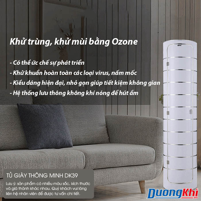 Tủ giày thông minh khử mùi DK 39