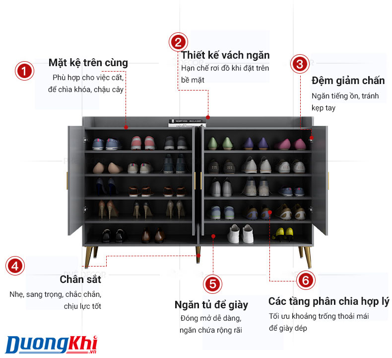 Tủ để giày thông minh DK42