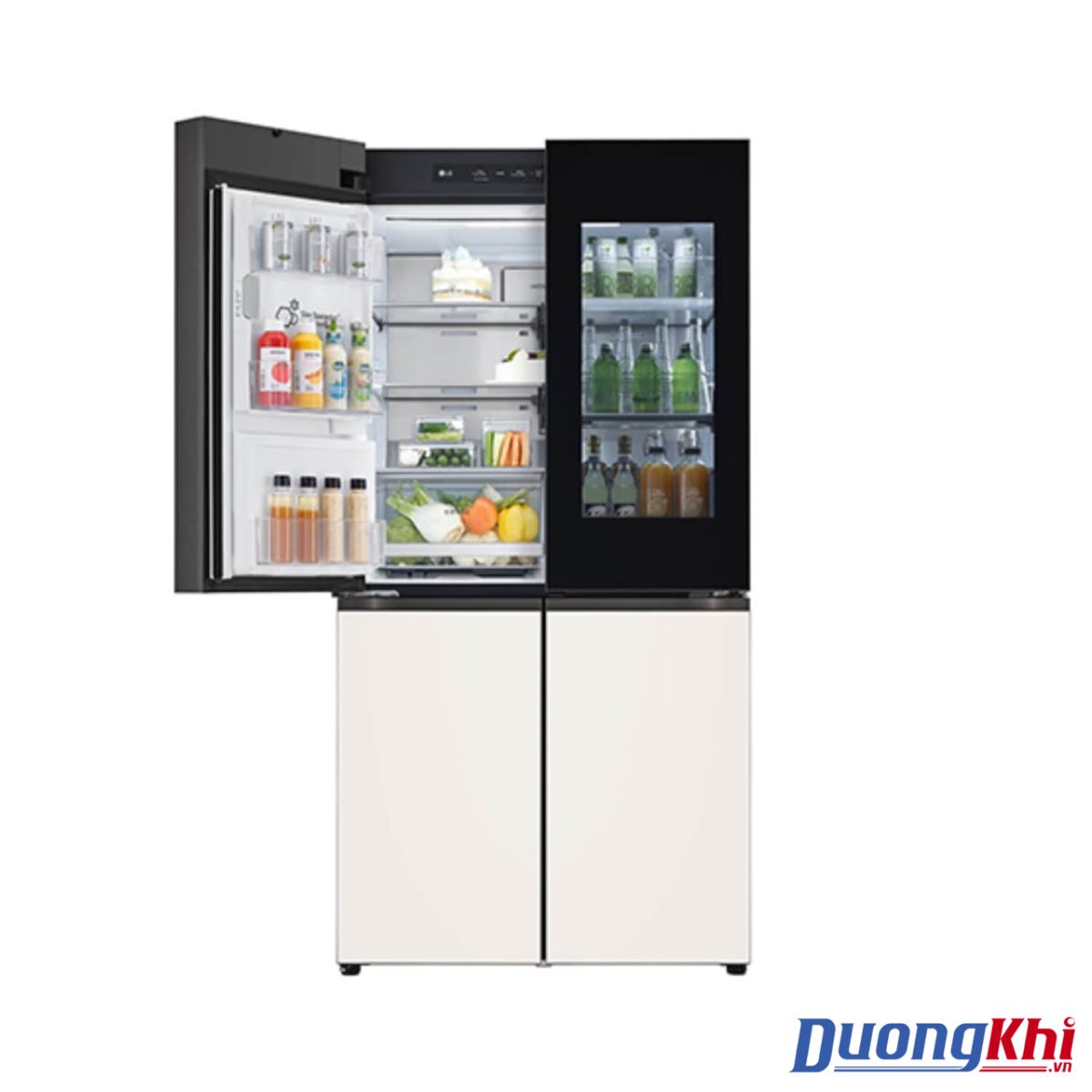 Tủ lạnh LG Dios Side by side màu be 820L