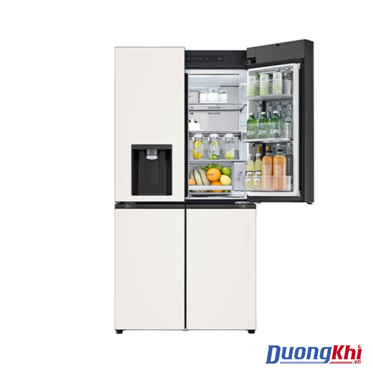 Tủ lạnh LG Dios Side by side màu be 820L