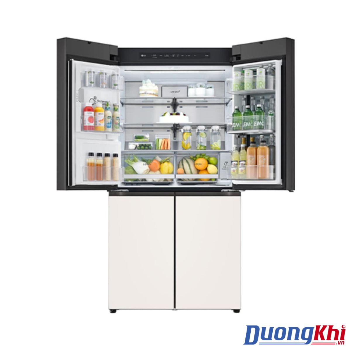 Tủ lạnh LG Dios Side by side màu be 820L