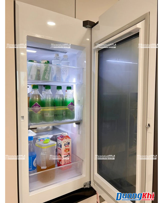Tủ lạnh LG Dios Side by side màu be 865 lit