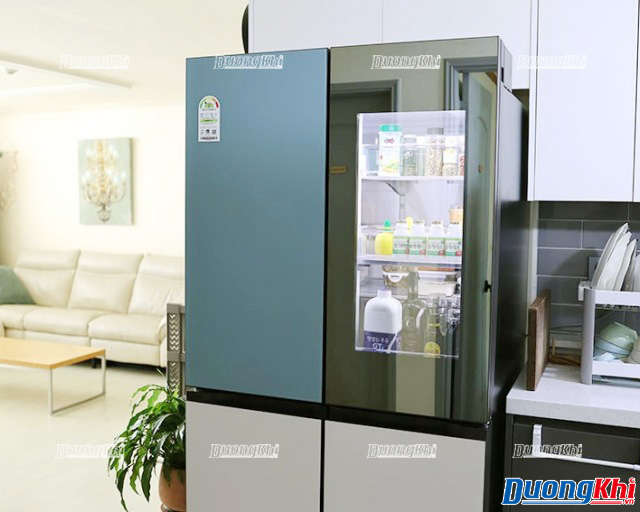 Tủ lạnh LG Dios Side by side màu be 865 lit