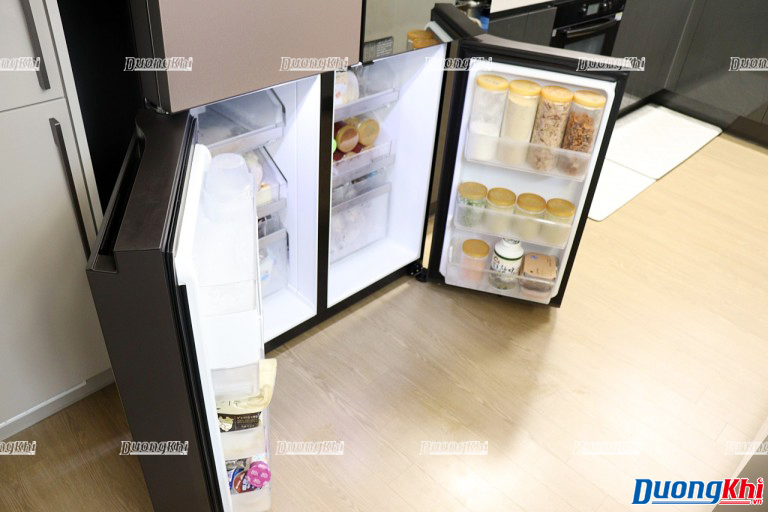 Tủ lạnh LG Dios Side by Side InstaView 865 lit - Màu bạc hà