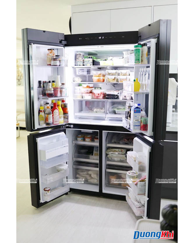 Tủ lạnh LG Dios Side by side màu be 865 lit