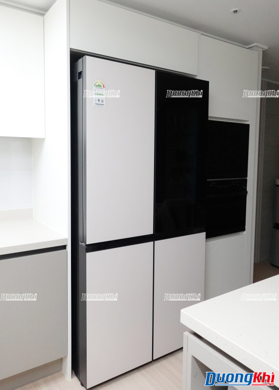 Tủ lạnh LG Dios Side by side màu be 865 lit