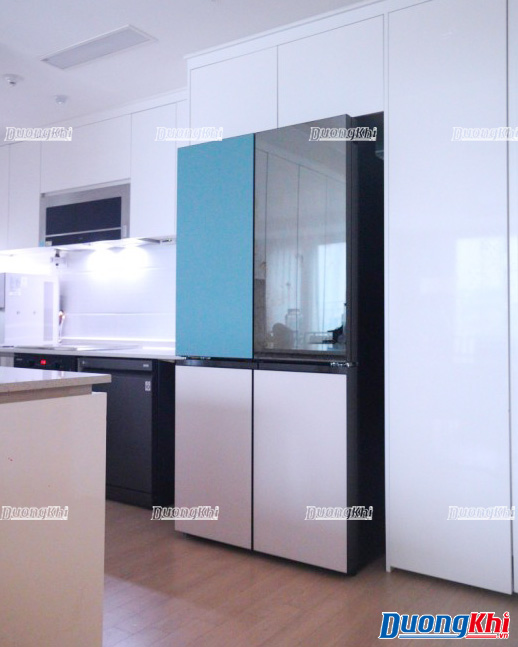 Tủ lạnh LG Dios Side by side màu be 865 lit