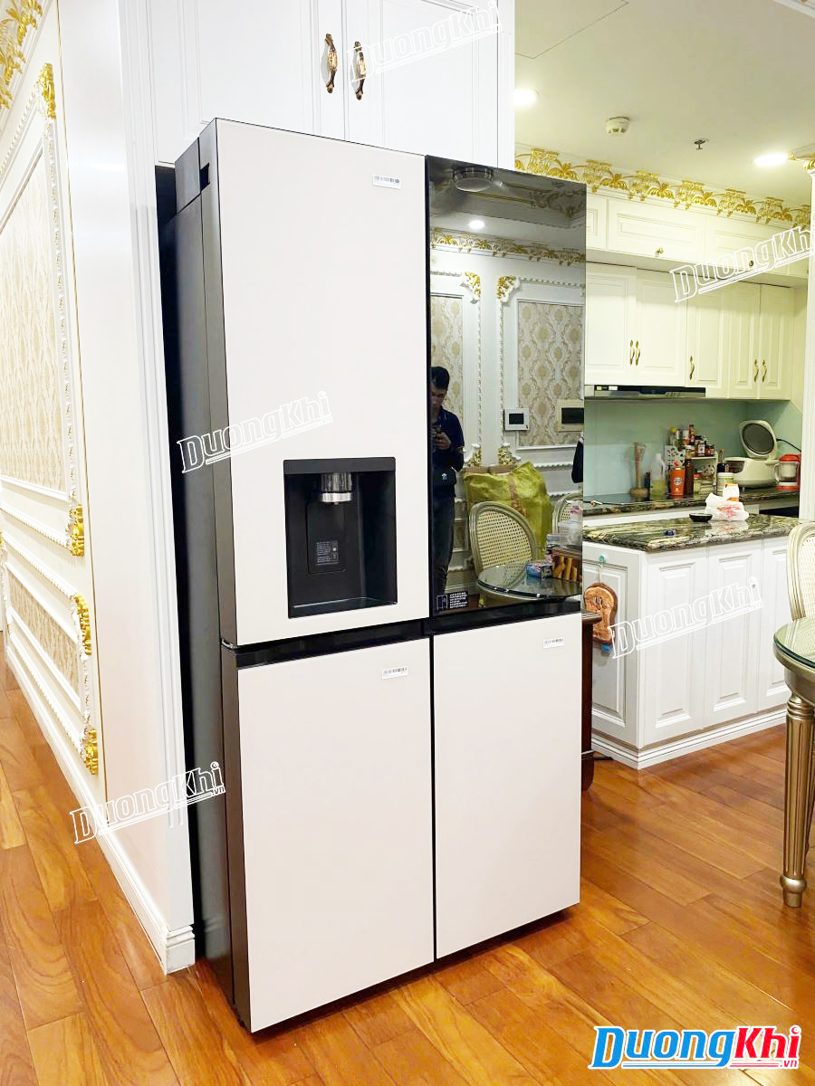 Tủ lạnh LG Dios Side by side màu be 820L 2