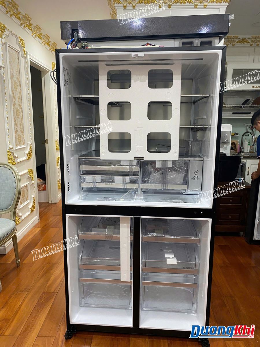 Tủ lạnh LG Dios Side by side màu be 820L 6
