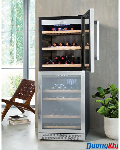 Tủ rượu vang Caso Winechef Pro 126-2D